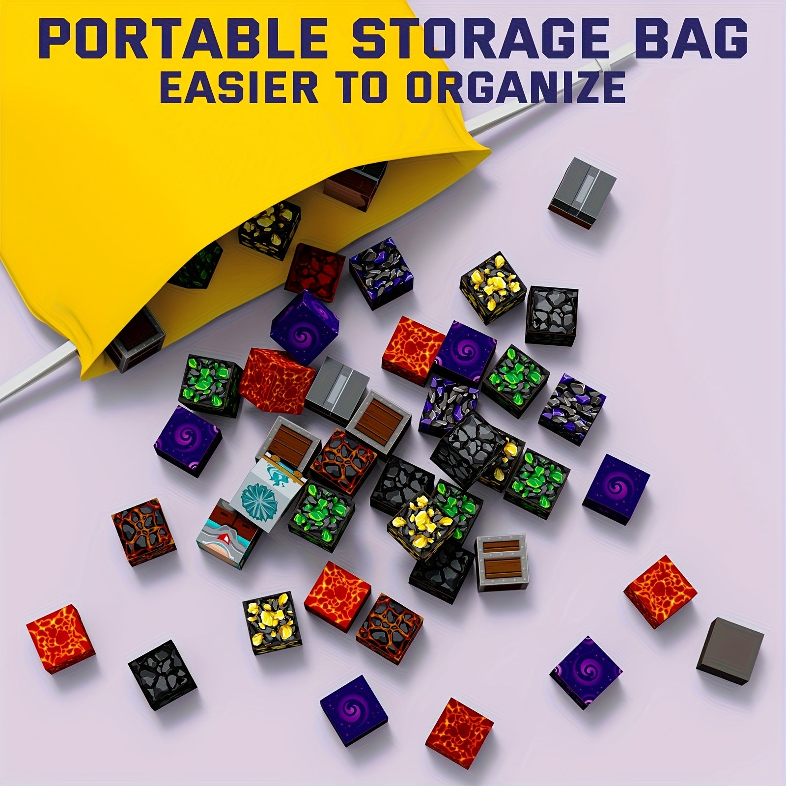 Magnetic Building Blocks Colorful Creative Construction Toy for Kids