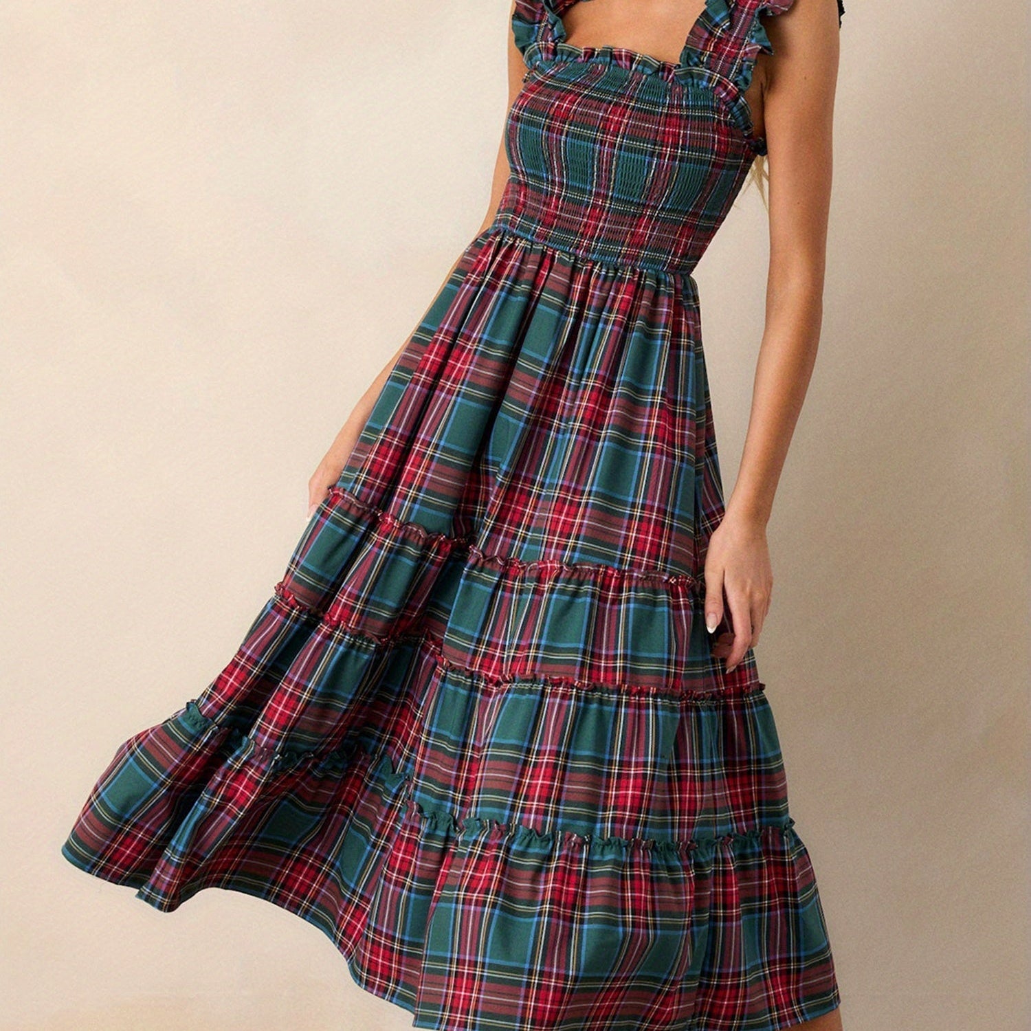 Women's Floral Boho Dress Casual Beach Maxi