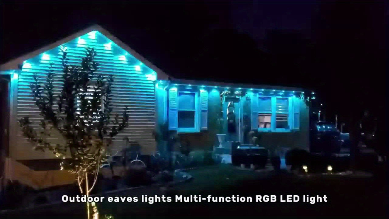 RGB Eaves Lights Outdoor Waterproof Smart LED Christmas Light Strip