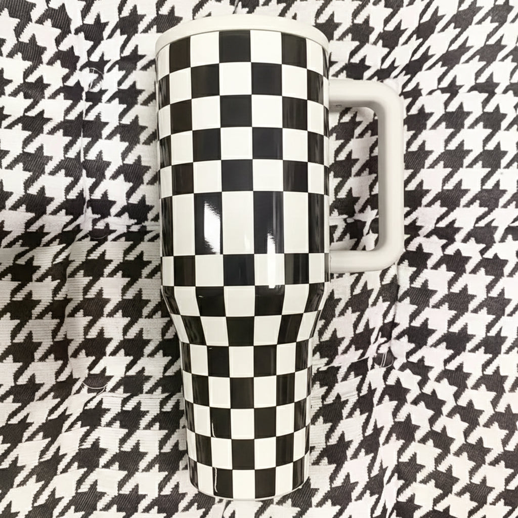 Gift Stainless Steel Travel Mug Reusable Fruit Pattern Coffee Cup