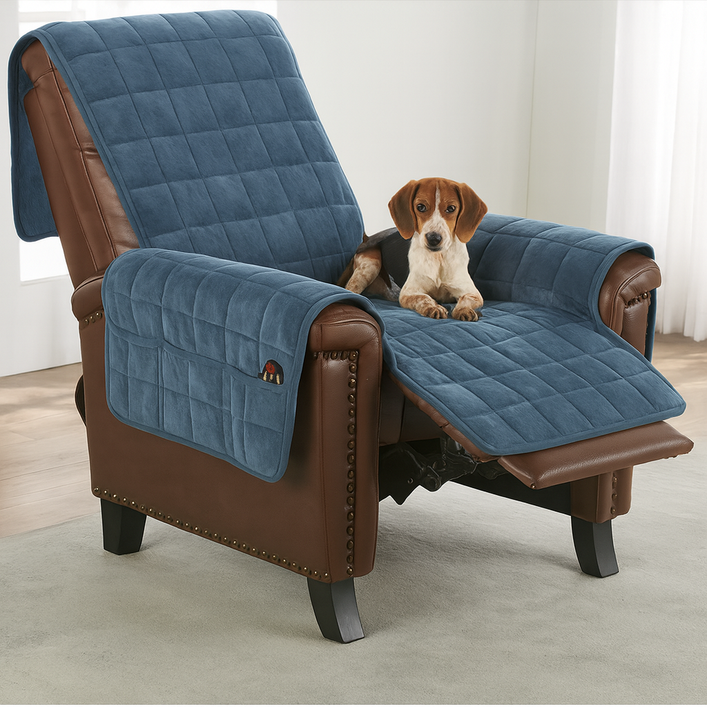 Furniture Protector Pet Sofa Cover Quilted Non Slip Washable Velvet