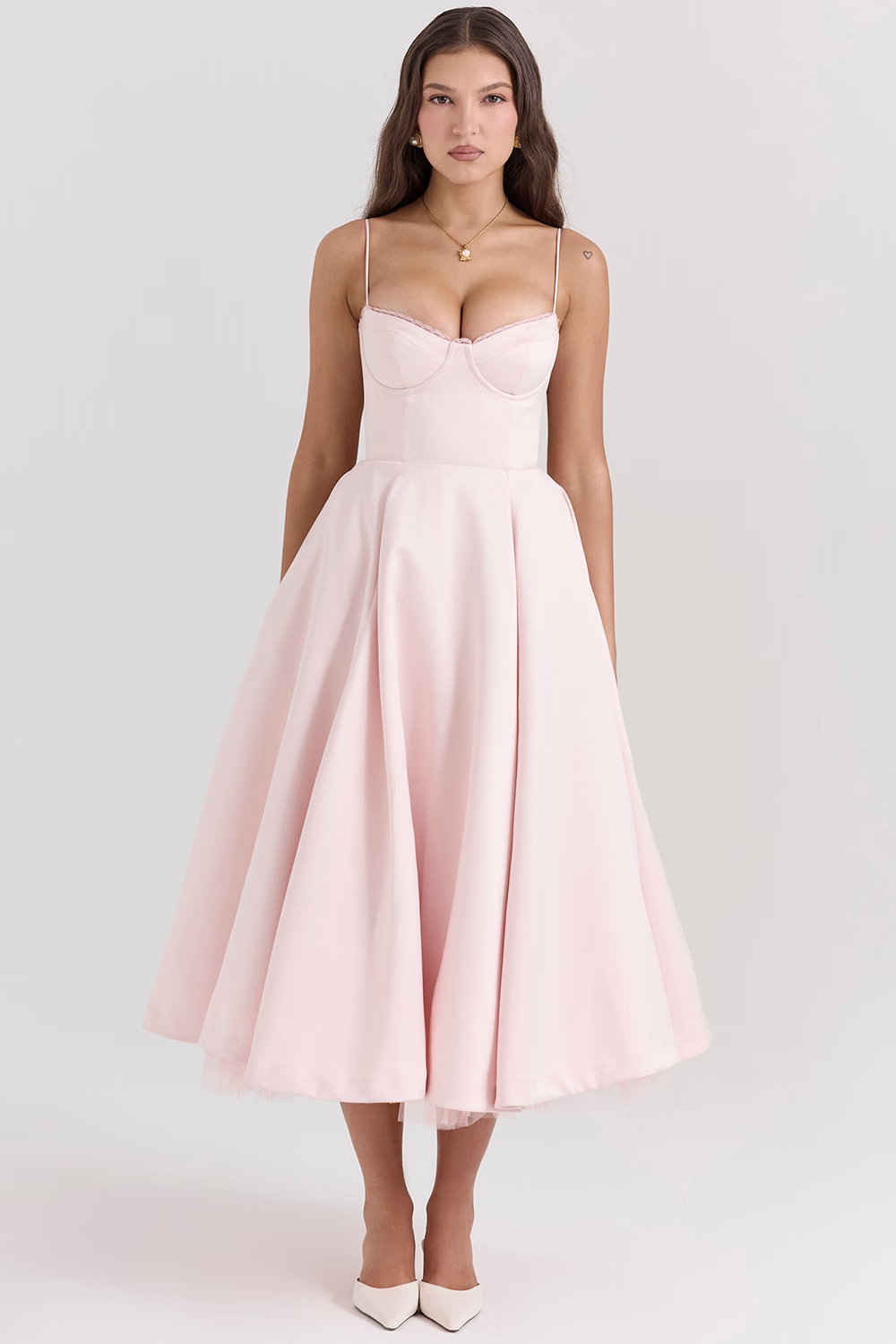 Women's Elegant Strapless Summer Dress | Casual Midi