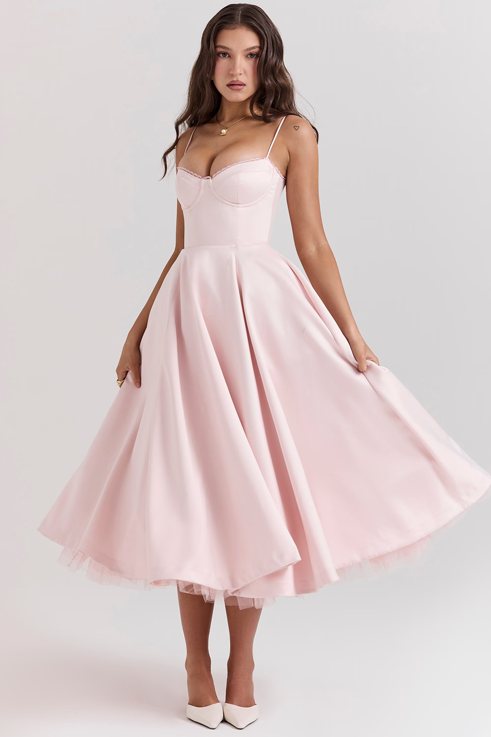 Women's Elegant Strapless Summer Dress | Casual Midi