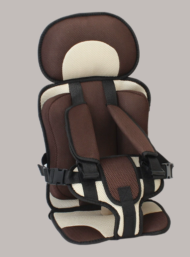 Child Car Booster Seat with Harness – Portable Foldable Travel Safety Seat