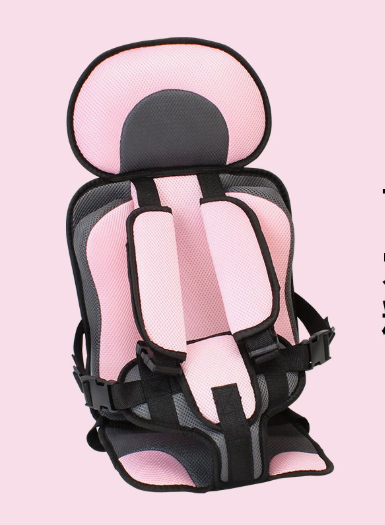 Child Car Booster Seat with Harness – Portable Foldable Travel Safety Seat