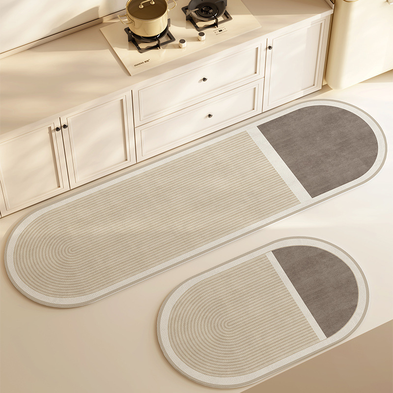 Non-Slip Absorbent Bath Mat for Bathroom and Kitchen Floors