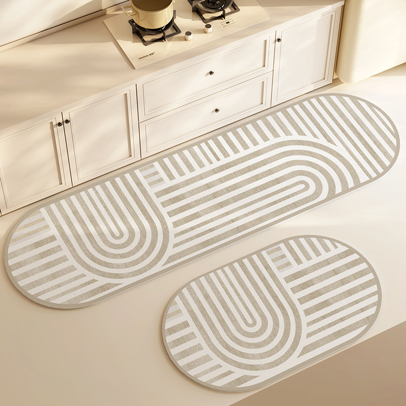 Non-Slip Absorbent Bath Mat for Bathroom and Kitchen Floors