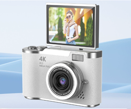 4K Digital Vlogging Camera with Flip Screen Perfect Gift for Adults