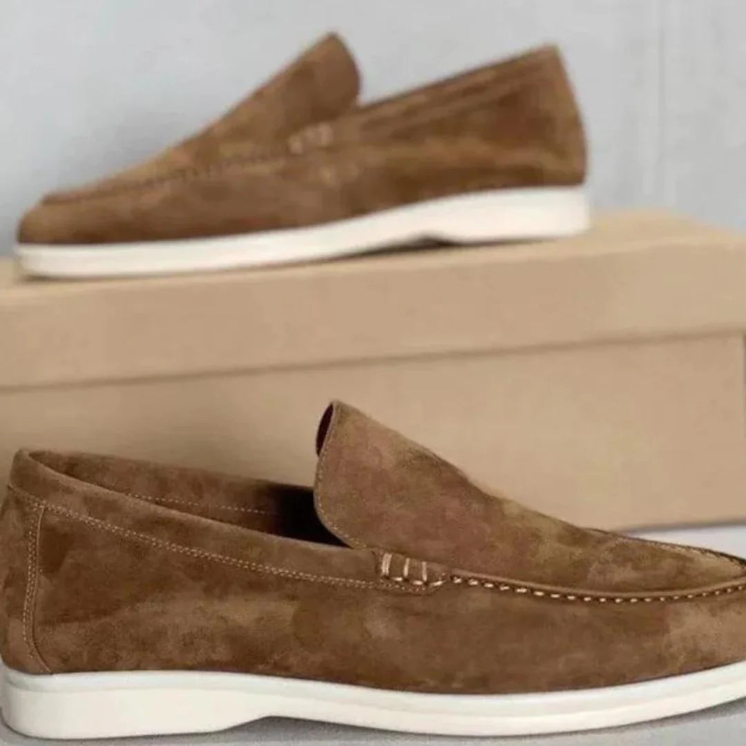 Men’s Barefoot Suede Loafers Shoes | Casual Lightweight Fit
