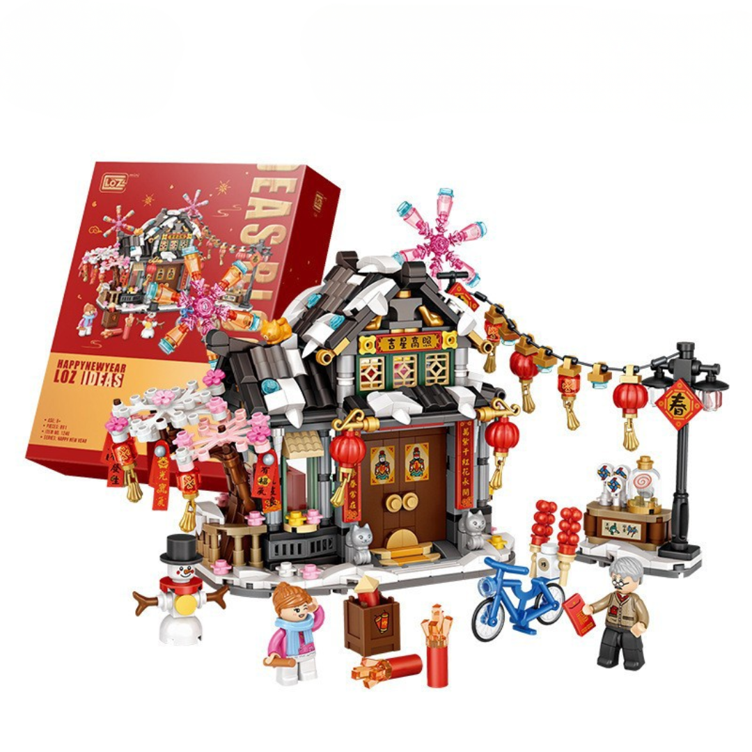 Christmas Gingerbread House Building Set Gift Toy