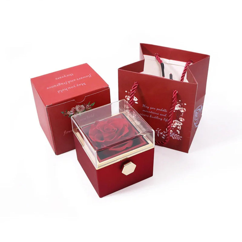 2-in-1 Heart Clover Necklace Stainless Steel Sparkling Zirconia Jewelry 7