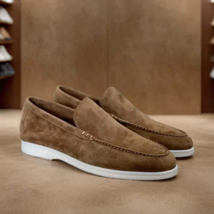 Men’s Barefoot Suede Loafers Shoes | Casual Lightweight Fit