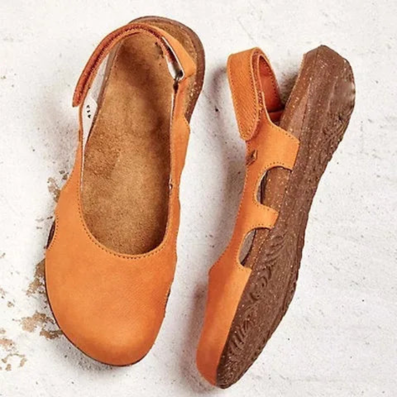Women’s Arch Support Slingback Sandals | Work Comfort Flats