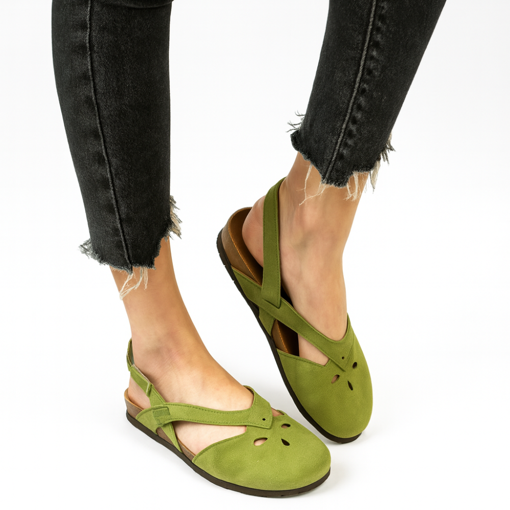 Women’s Comfortable Closed Toe Sandals | Slingback Cushioned Sole