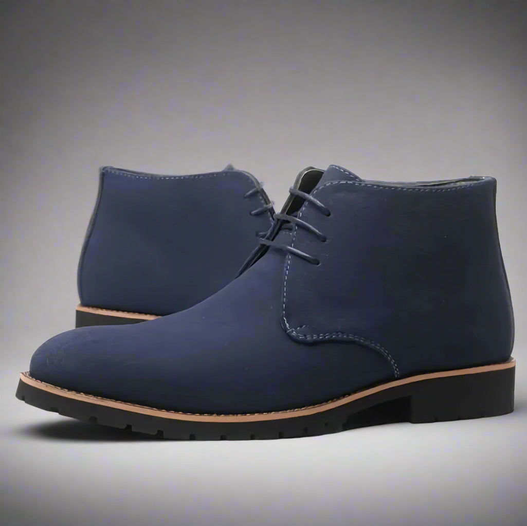 Men’s Ankle Suede Boots | Casual Work Shoes