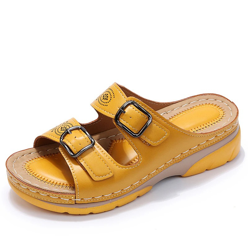 Women’s Orthopedic Arch Support Sandals | Work Comfort Slides