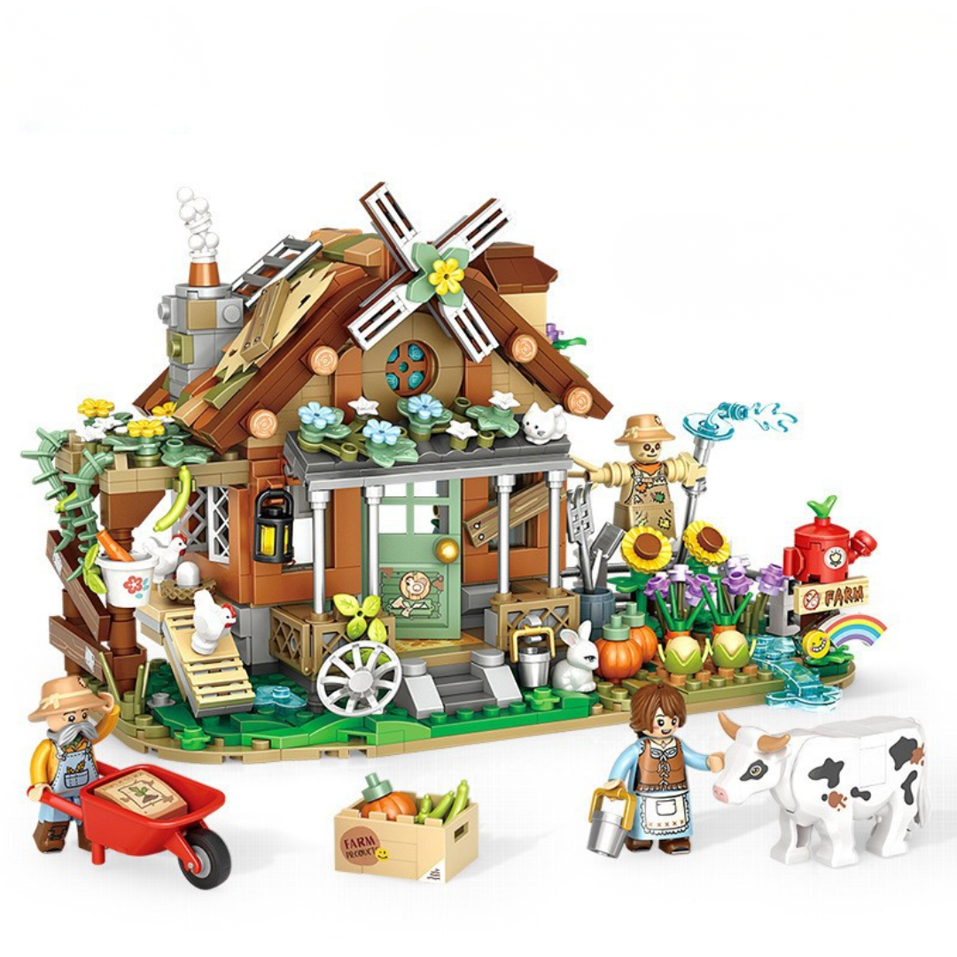 Christmas Gingerbread House Building Set Gift Toy