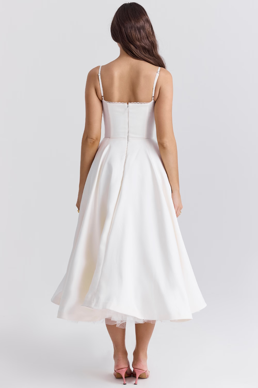 Women's Elegant Strapless Summer Dress | Casual Midi