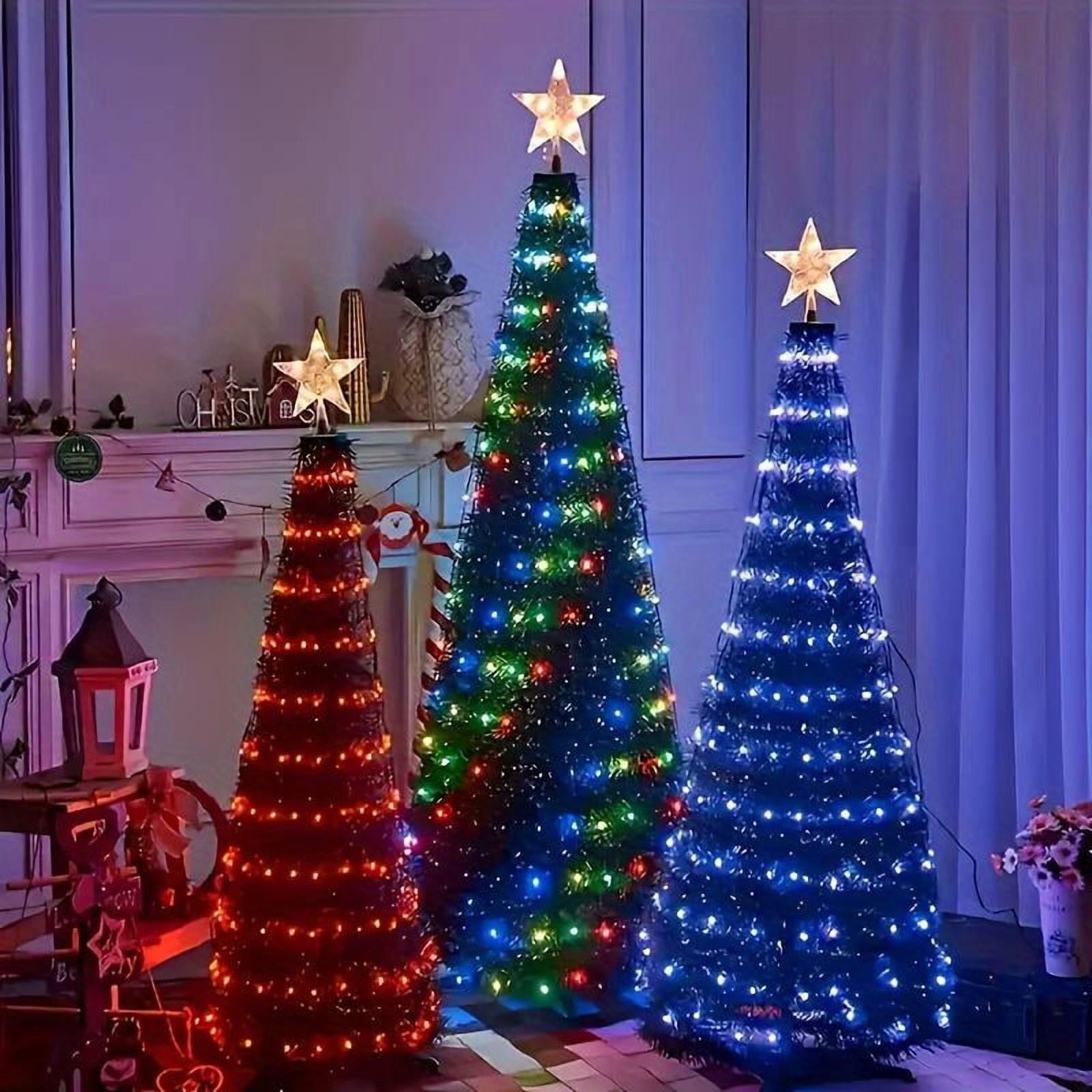 Christmas Tree Lights RGB Smart LED String Remote App Control