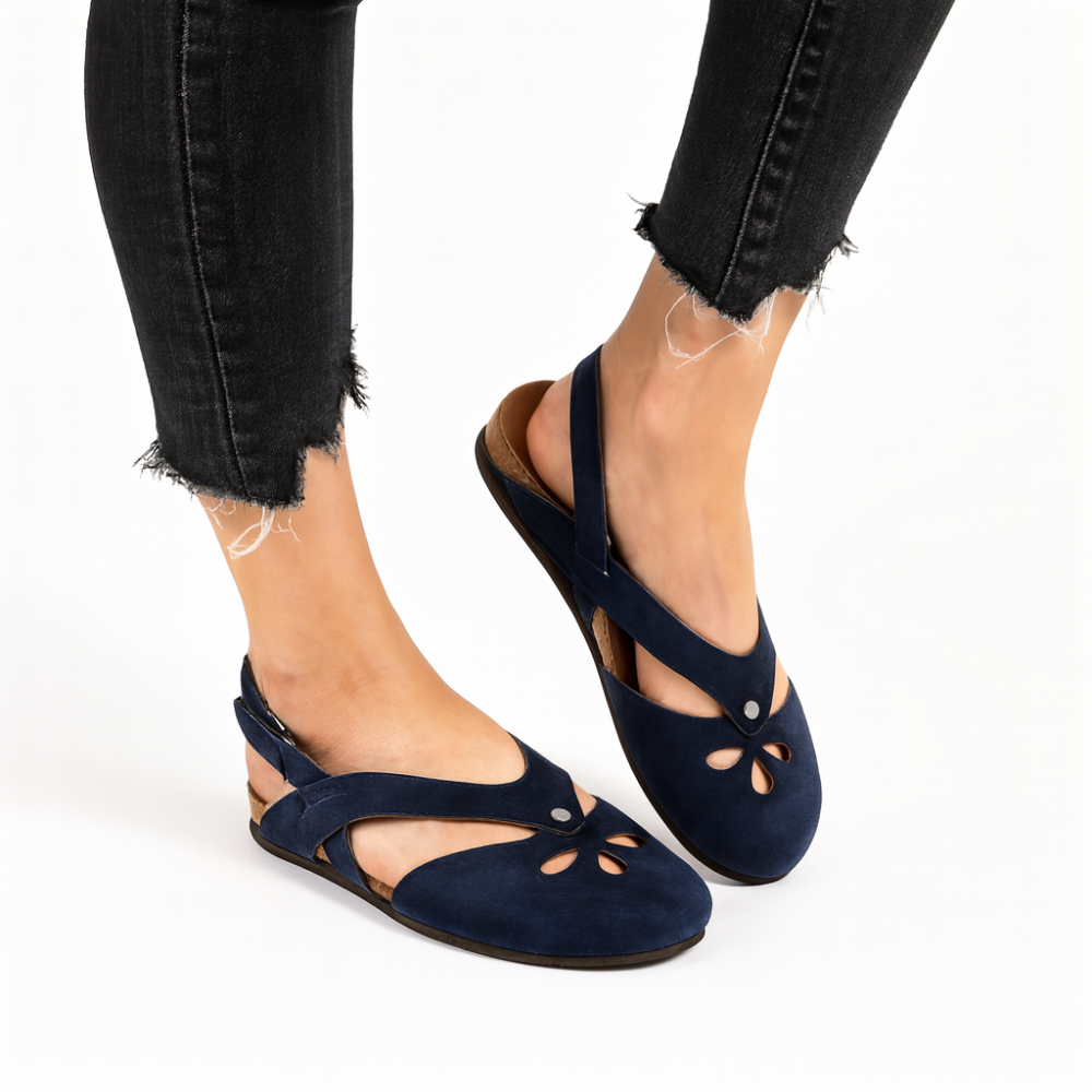 Women’s Comfortable Closed Toe Sandals | Slingback Cushioned Sole