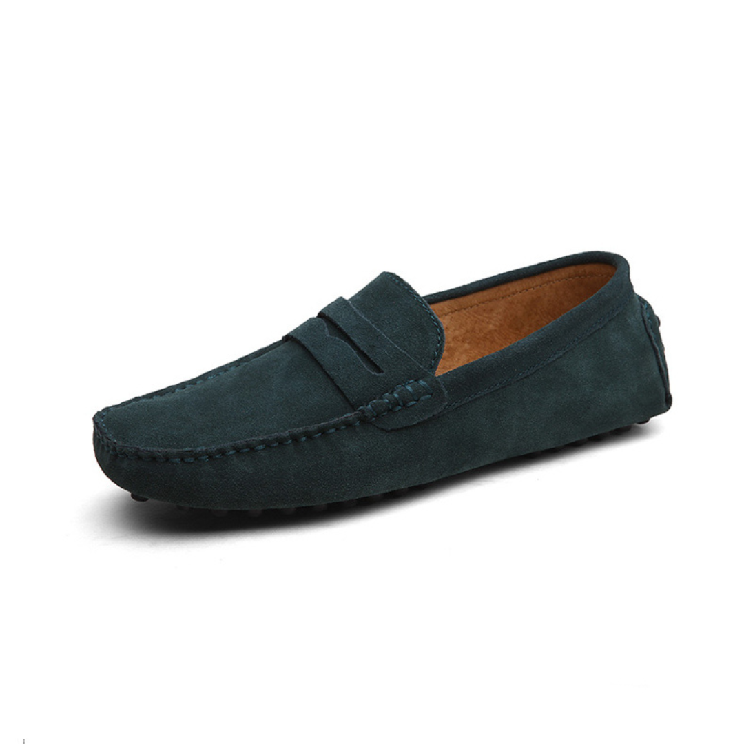 Men’s Suede Slip-On Loafers Shoes | Lightweight Moccasins
