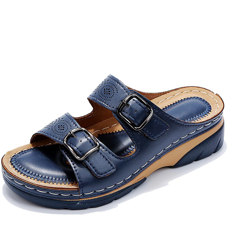 Women’s Orthopedic Arch Support Sandals | Work Comfort Slides