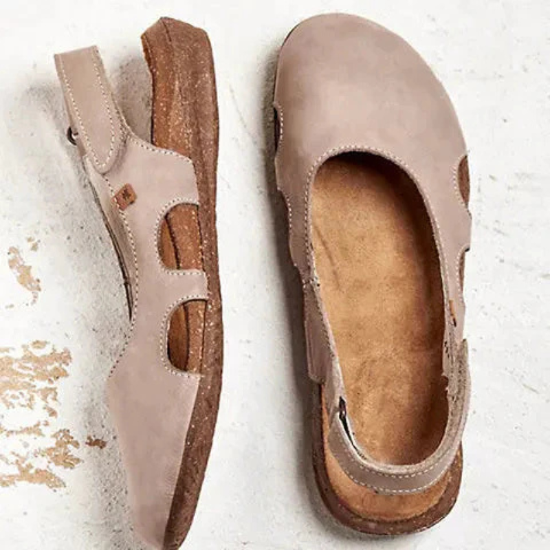 Women’s Arch Support Slingback Sandals | Work Comfort Flats