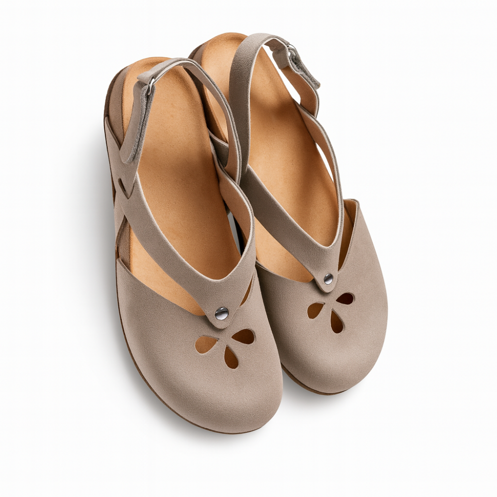 Women’s Comfortable Closed Toe Sandals | Slingback Cushioned Sole