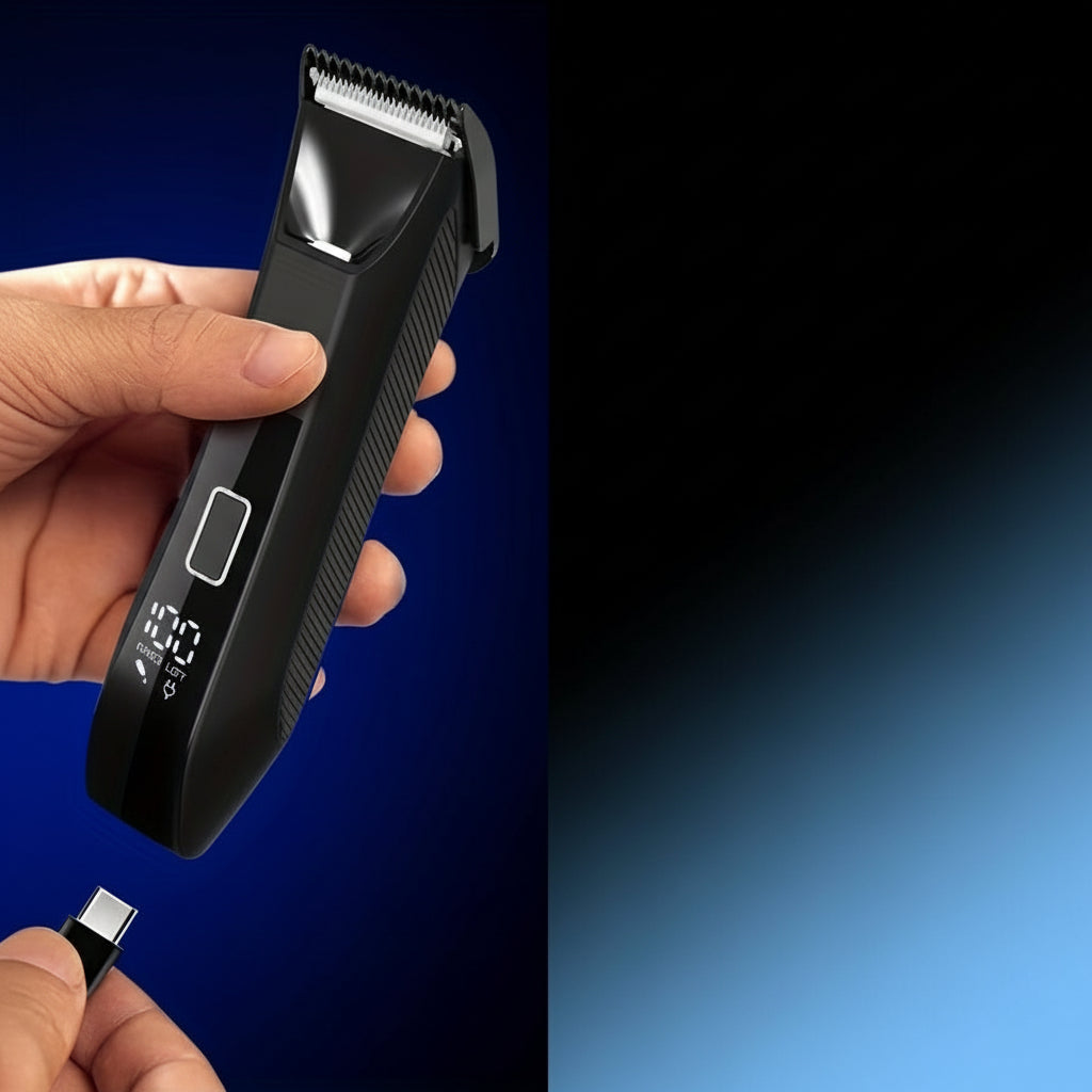 Body Hair Trimmer Men Rechargeable Grooming Kit USB Charging