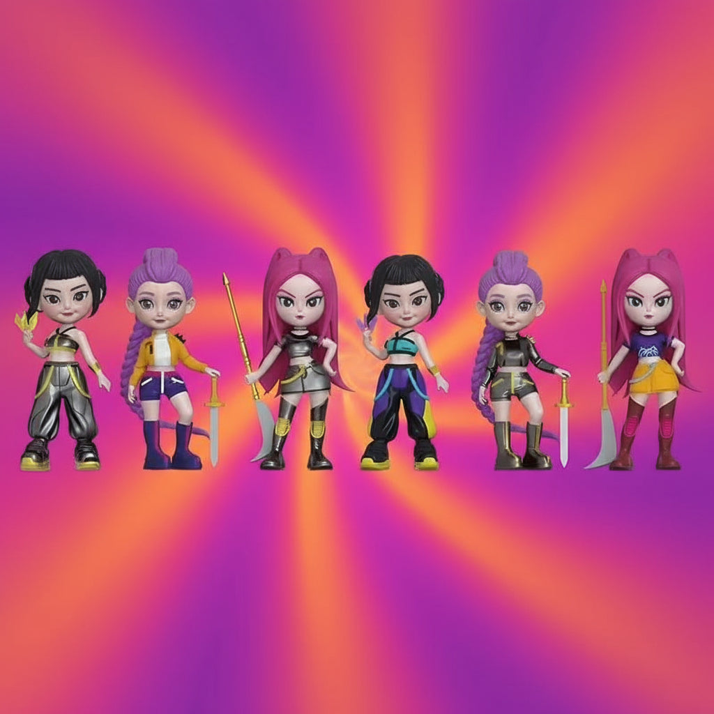 Kpop Anime Action Figures PVC Collectible Model Kids Toys