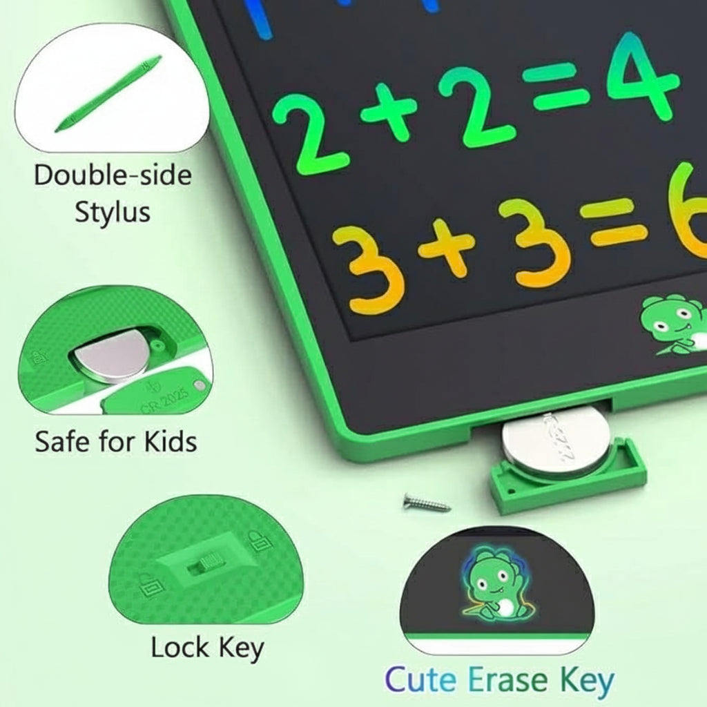 Drawing Tablet Kids LCD Doodle Board 8.8 Inch Whale Toy