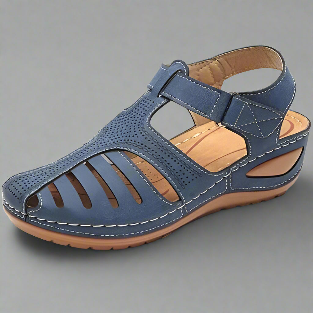 Women’s Comfortable Closed Toe Sandals | Orthopedic Walking Support