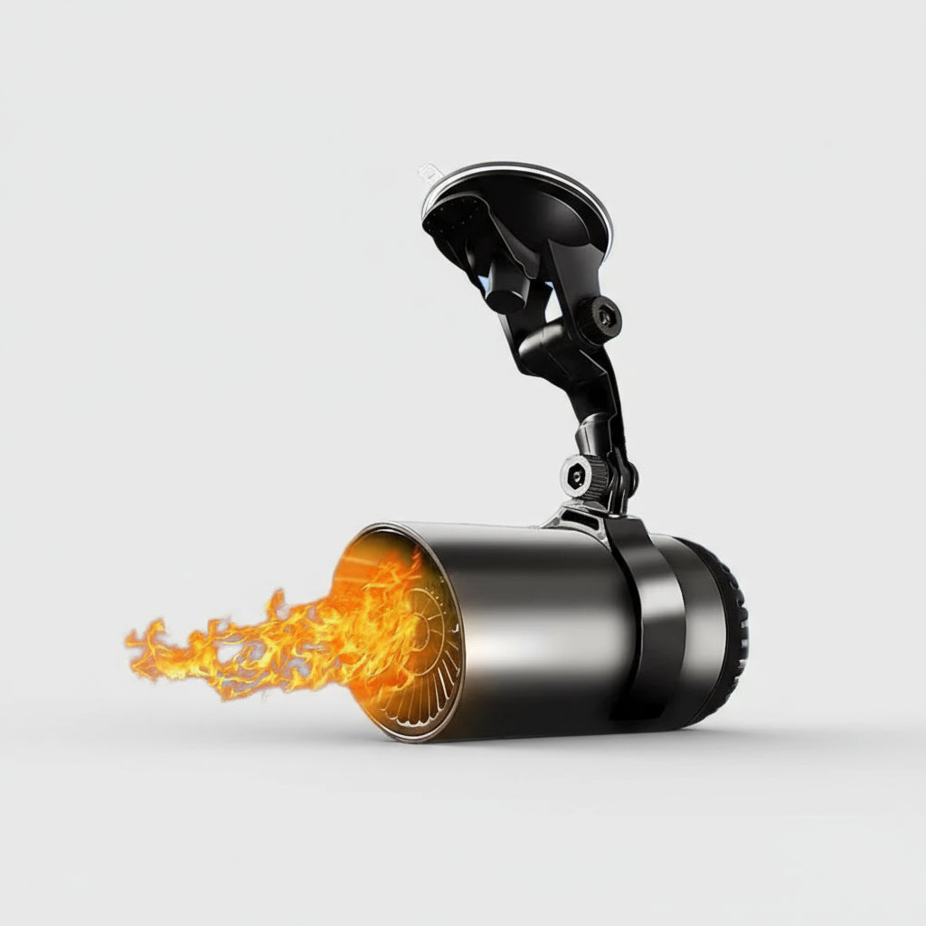 Electric Car Space Heater 12V Defroster Portable Fan Winter