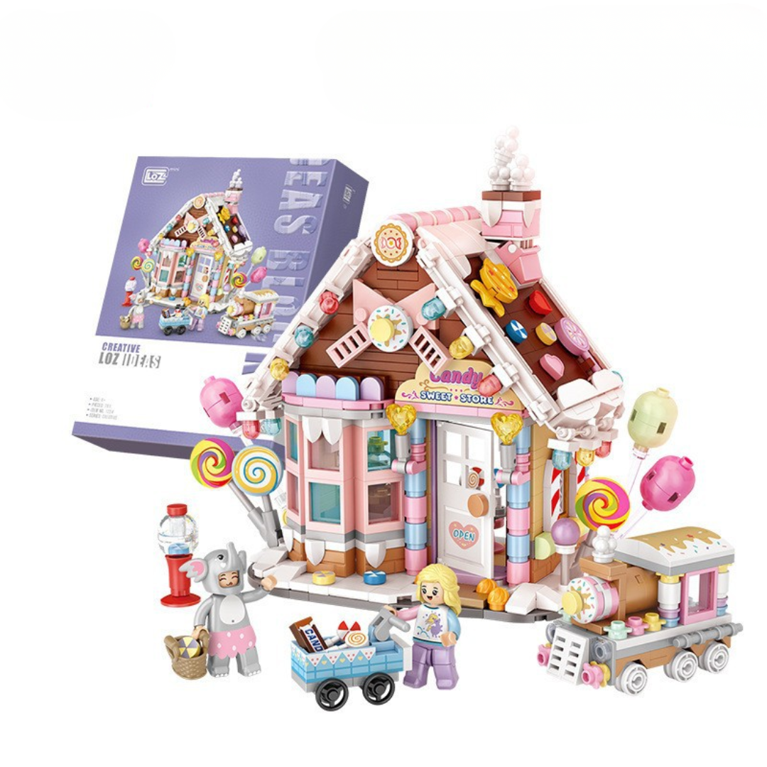 Christmas Gingerbread House Building Set Gift Toy