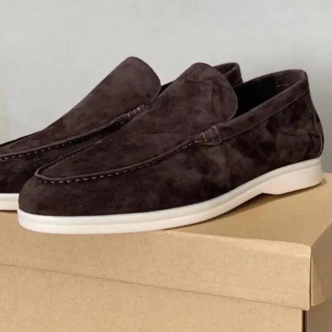 Men’s Barefoot Suede Loafers Shoes | Casual Lightweight Fit