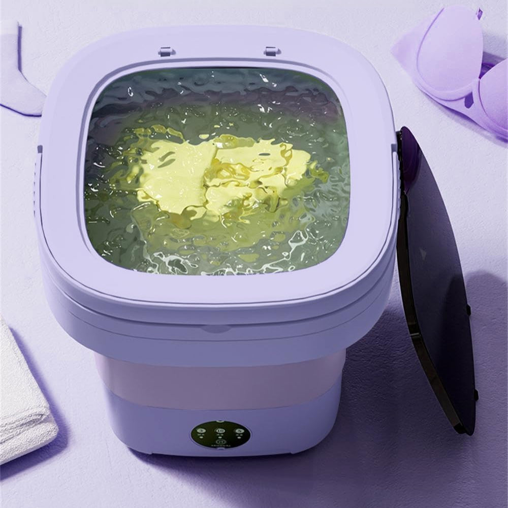 Portable Washing Machine Folding Mini Washer Travel Small Spaces
