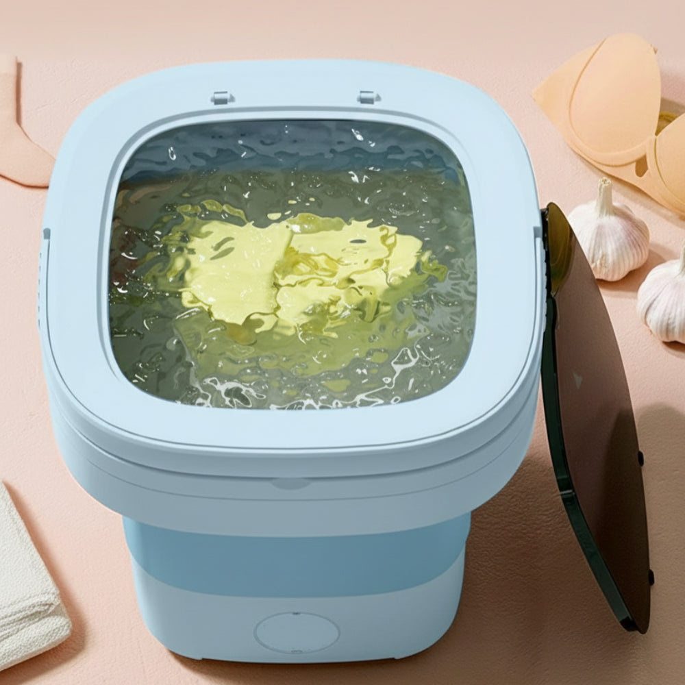 Portable Washing Machine Folding Mini Washer Travel Small Spaces