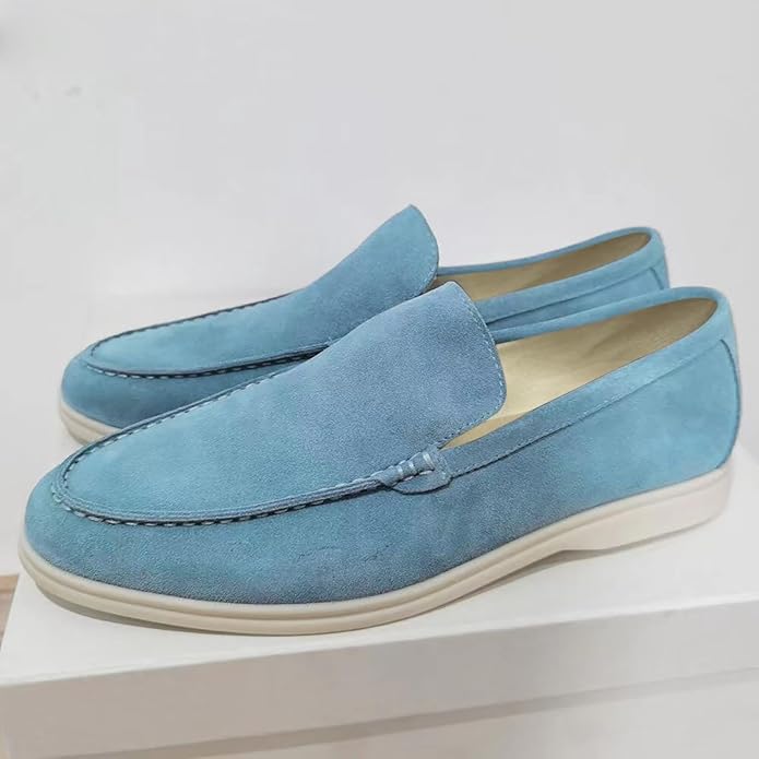 Men’s Barefoot Suede Loafers Shoes | Casual Lightweight Fit