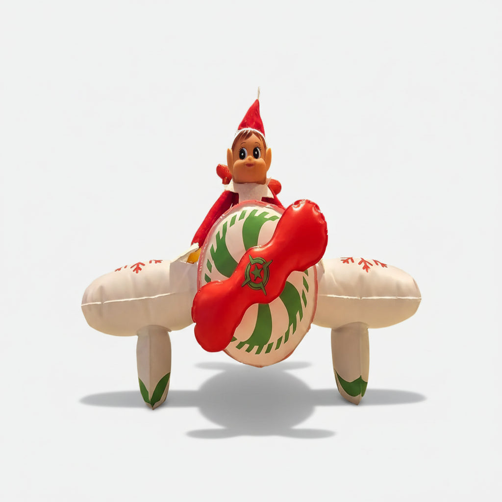 Elf Kit 24 Christmas Inflatable Airplane Light Decoration Indoor Outdoor