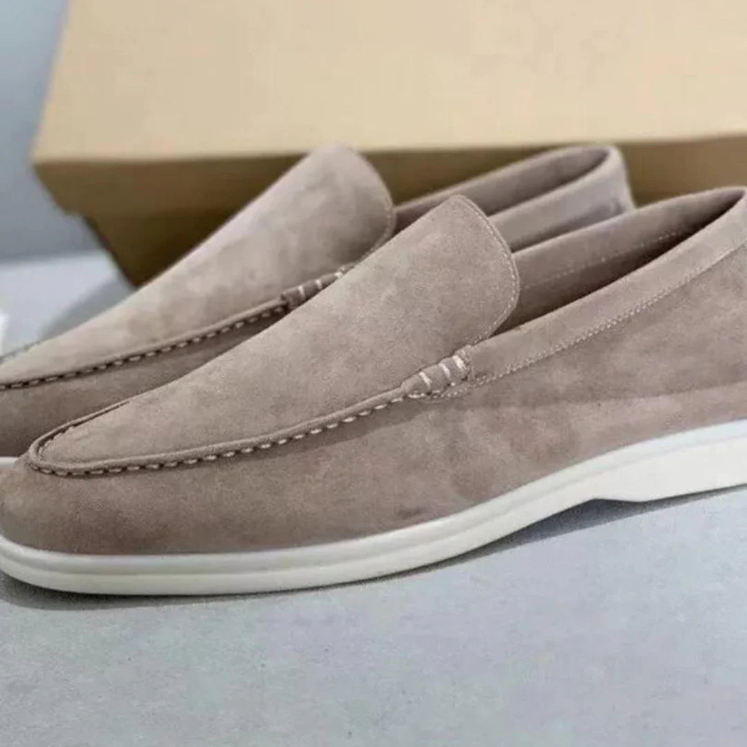 Men’s Barefoot Suede Loafers Shoes | Casual Lightweight Fit