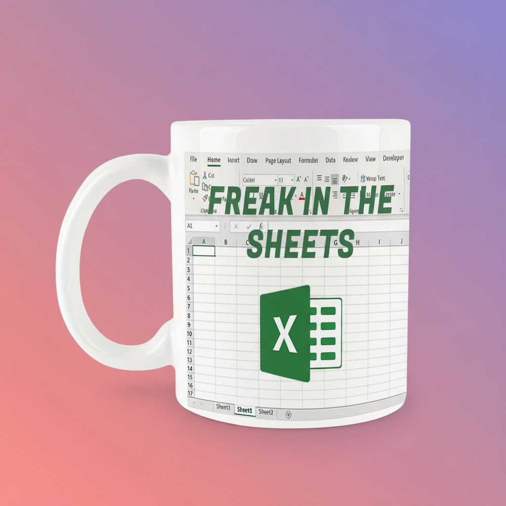 Coffee Mug Funny Gift Office Freak Sheets Ceramic Cup