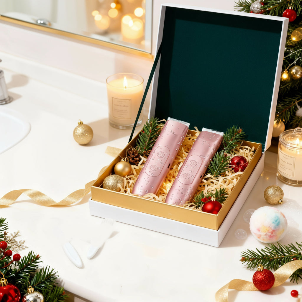 Christmas Gifts Electric Shaver Women Waterproof Hair Trimmer