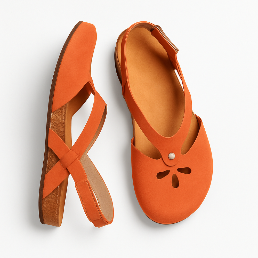 Women’s Comfortable Closed Toe Sandals | Slingback Cushioned Sole