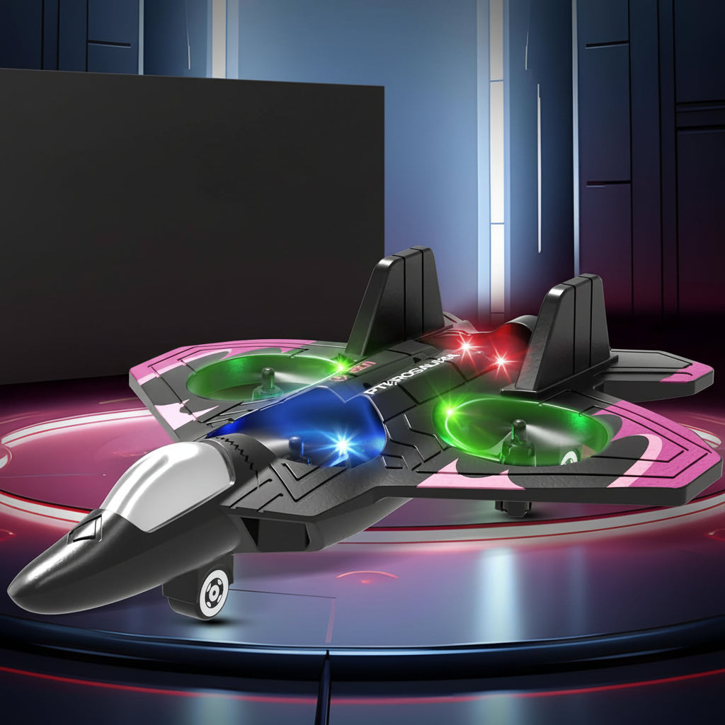 Remote Control Airplane Foam Stunt Plane LED Lights