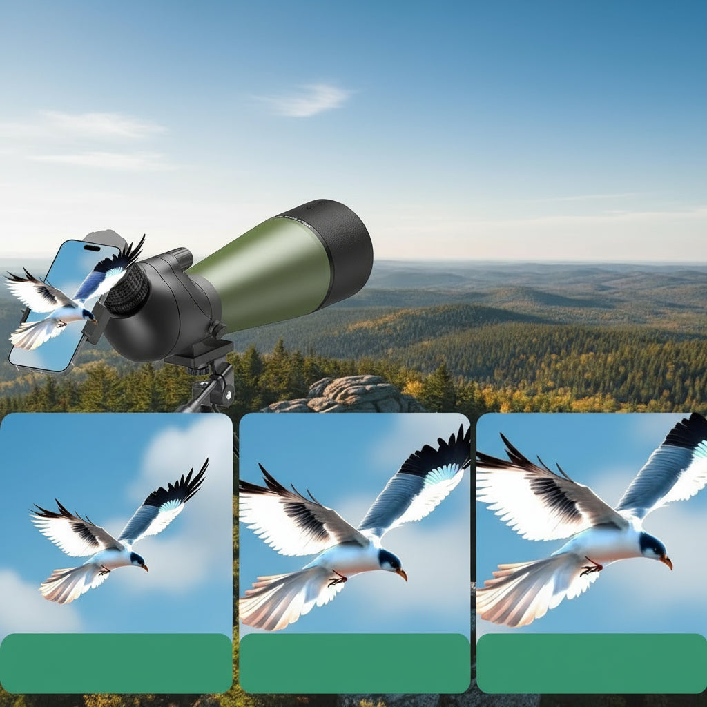 Spotting Scope 25-75x80 HD Waterproof Telescope for Bird Watching