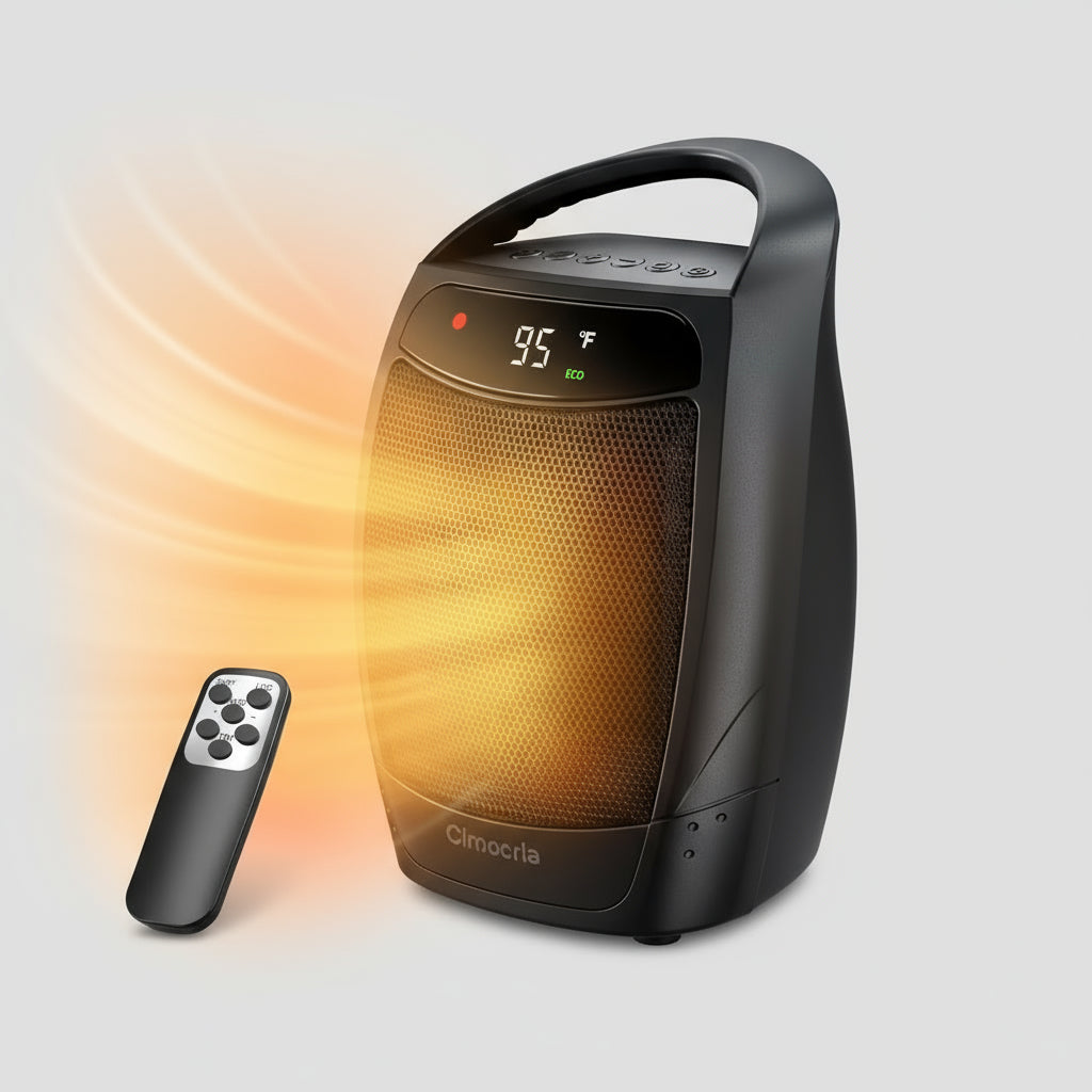 Space Heater Portable 1500W Adjustable Thermostat Quiet