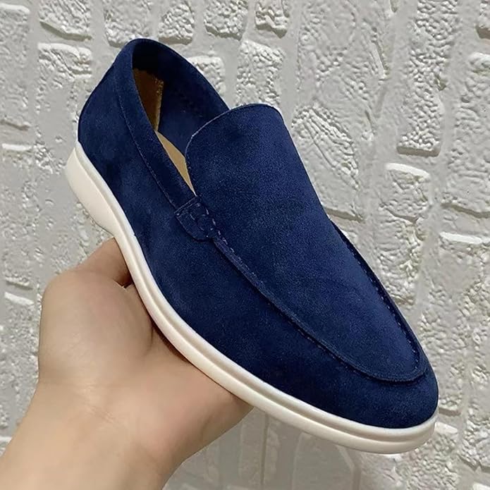 Men’s Barefoot Suede Loafers Shoes | Casual Lightweight Fit