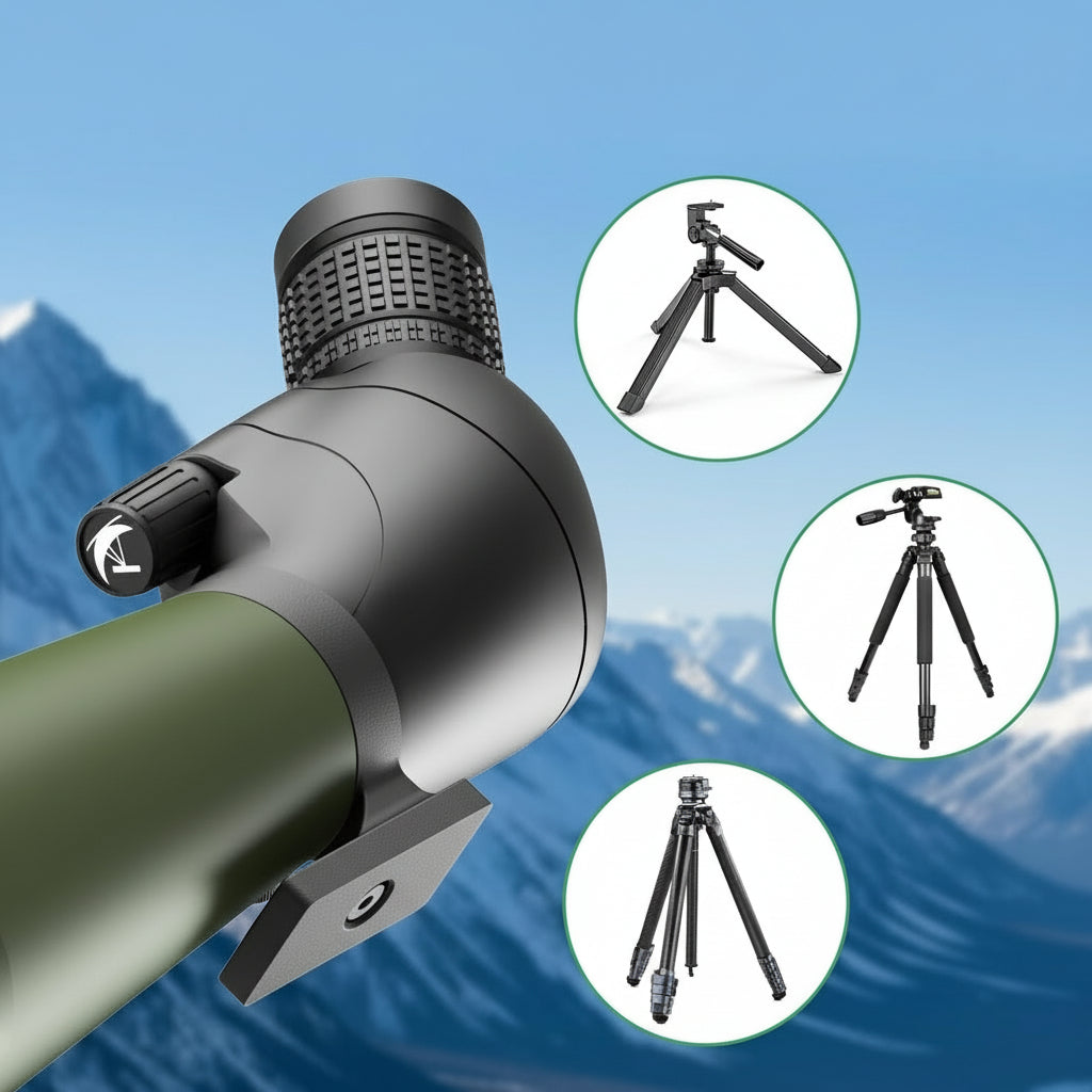 Spotting Scope 25-75x80 HD Waterproof Telescope for Bird Watching