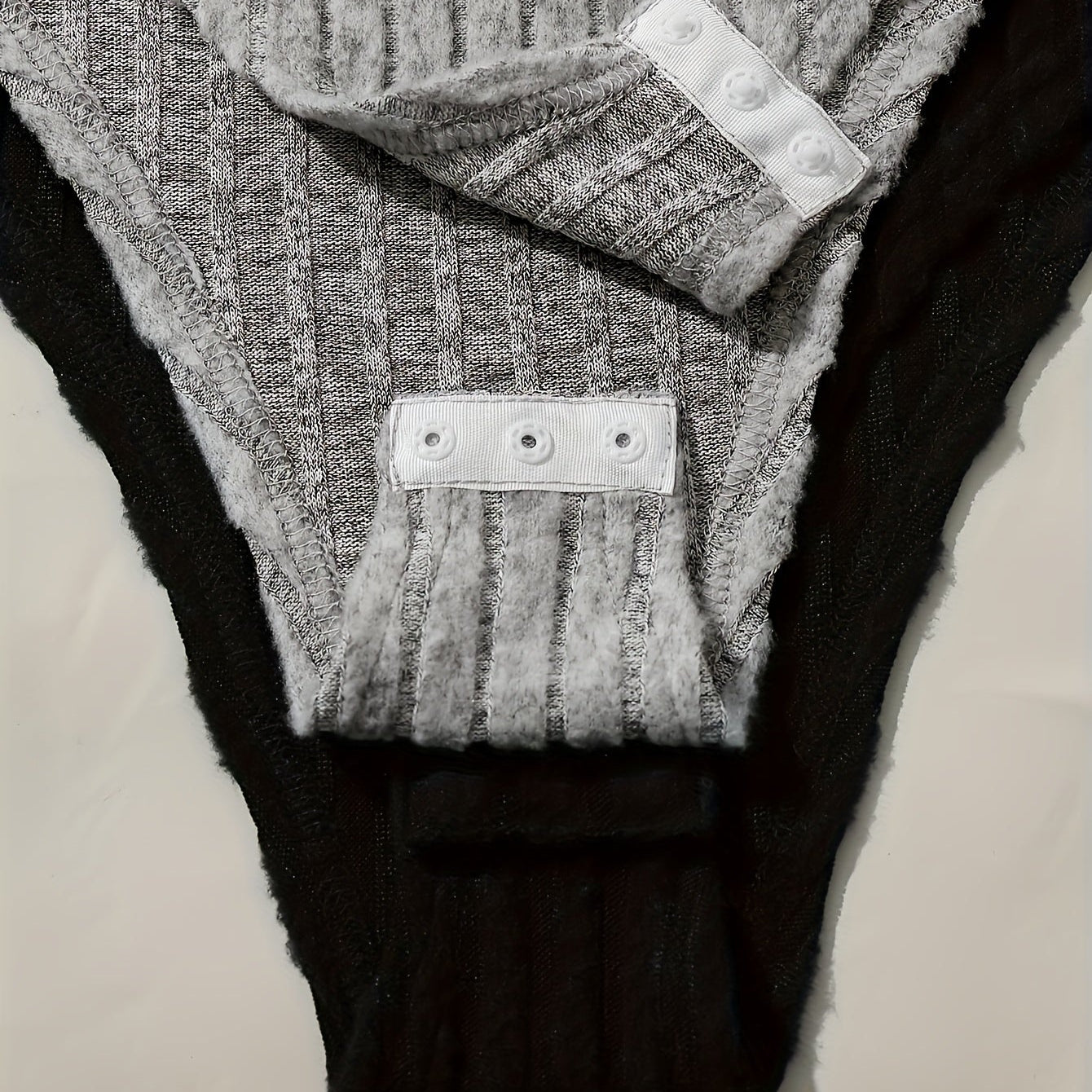 Women Ribbed Long Sleeve Jumpsuit Turtleneck Shapewear