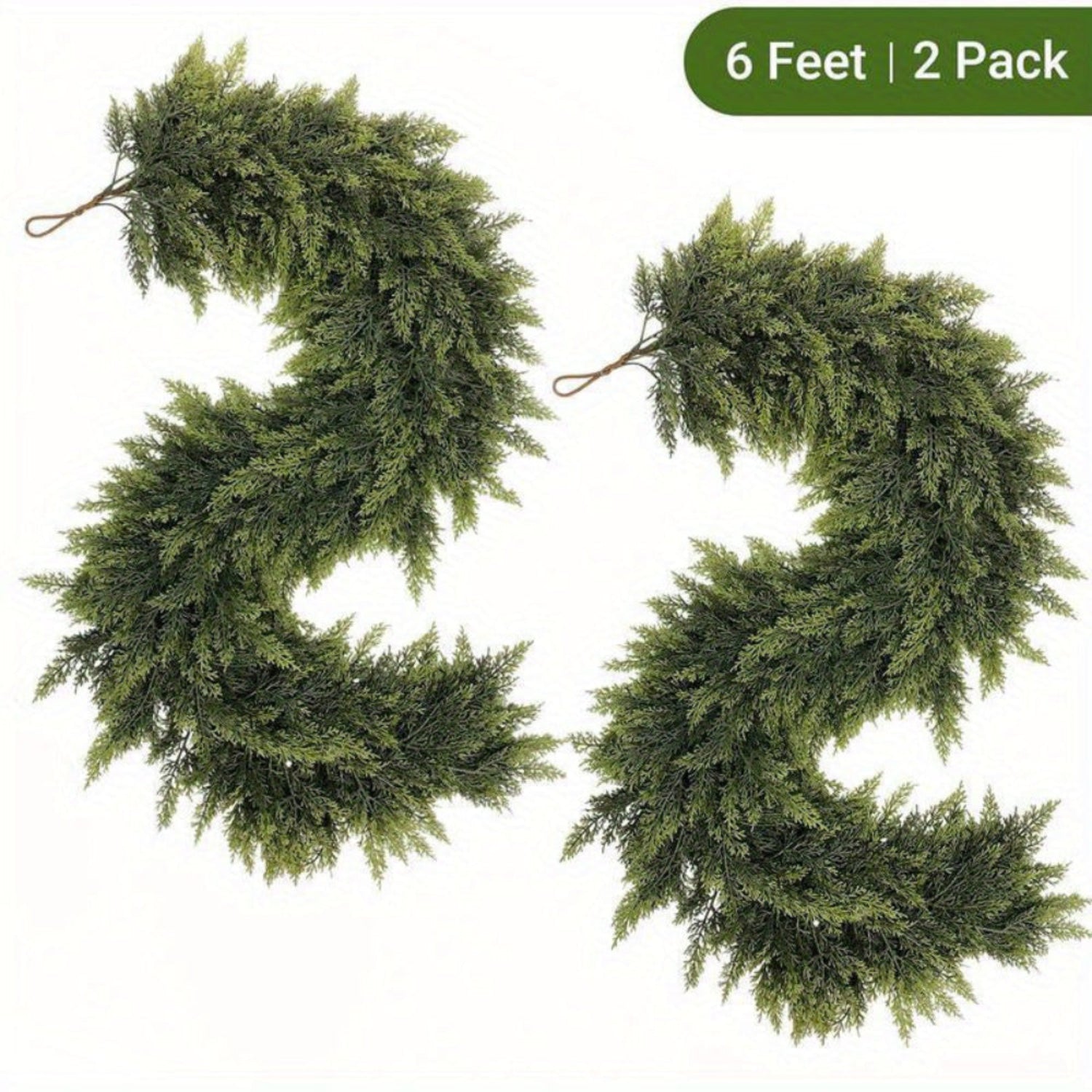 Home Decoration Christmas Garland Artificial Green Pine Hanging Decor